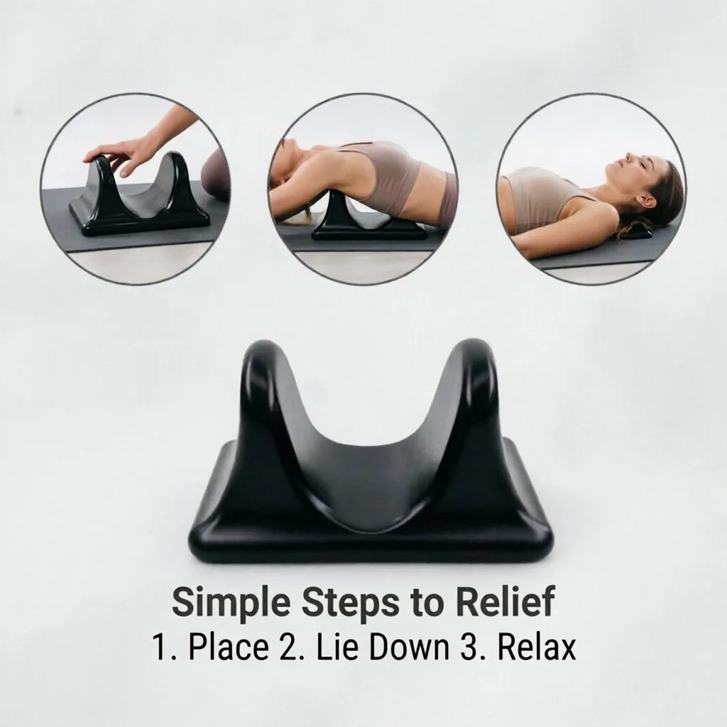 Psoas Massage Tool Deep Tissue Muscle Release Trigger Point Massager for Back Hip Stretching Fitness Yoga Recovery Home Gym