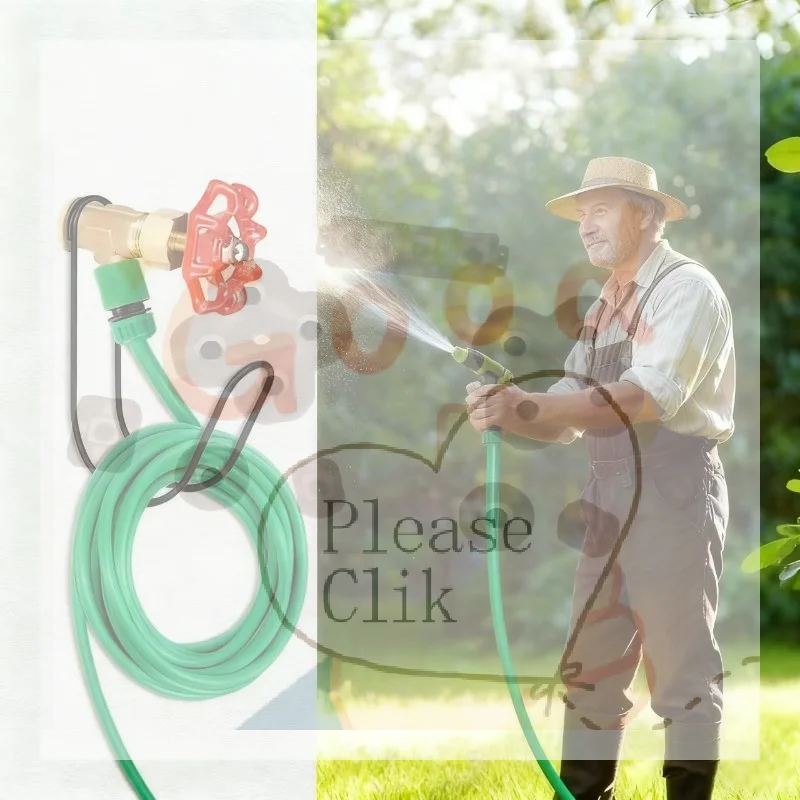 【HG】Household Wall Mount Tap Watering Hose Organizer Agriculture Water Pipe Reel Rack Convenient Storage Of Water Pipe Support