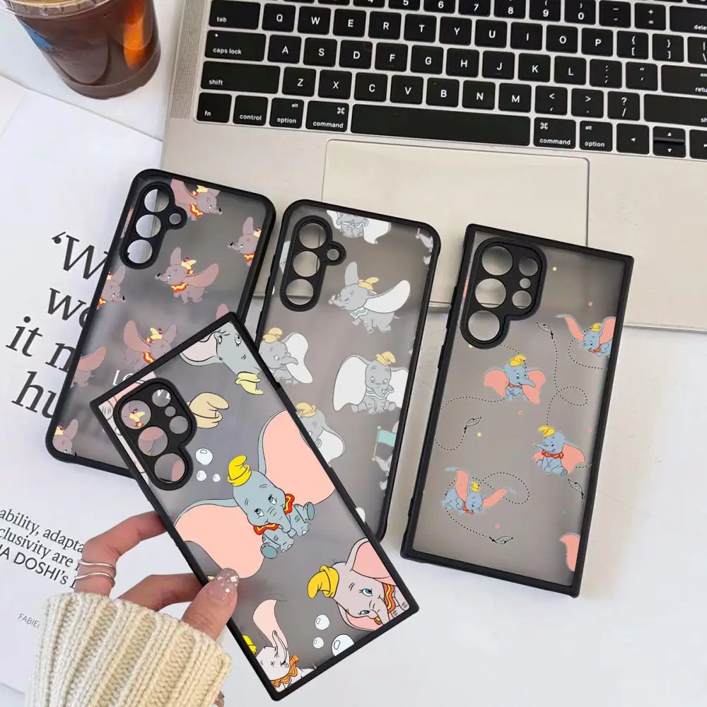 

Disney Dumbo Cute Millie Cartoon Phone Case For OPPO Reno 14 14f 13 13f 8 8t 7 7z 6 6z 5 4 3 Pro Plus 5G Transparent Mtte Cover