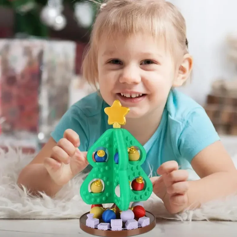 3D Printed Christmas Tree Ornaments Creative Personalized Interior Room DIY Handicraft Decoration Children's Birthday Gift