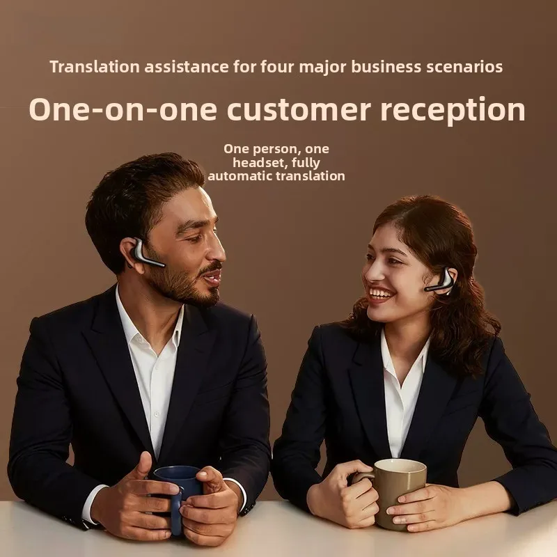 For Timekettle W4 Pro AI Real-Time Translation Earphones 43 Languages 95% Accuracy 6H Battery Conference