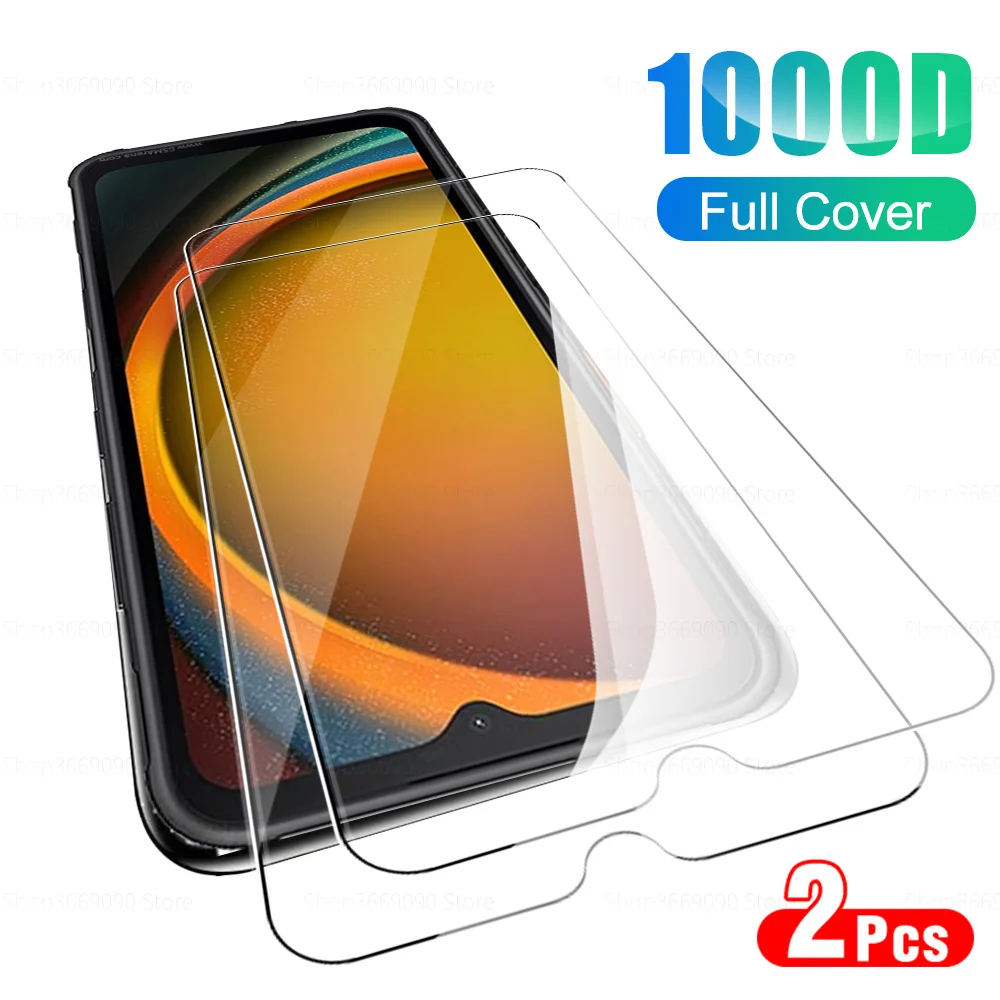 2PCS Tempered Glass Case For Samsung Galaxy Xcover7 Screen Protector Xcover X cover 7 cover7 6.6'' Safety Protective Film Cover