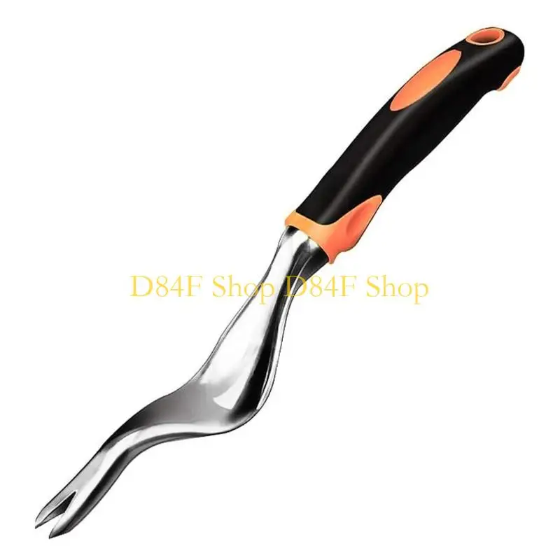 D84F Ergonomic Root Remover Tool For Gardening Sturdy Aluminum Construction Easy Storage