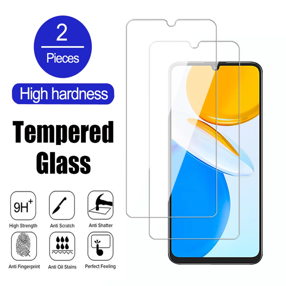 2Pcs Full Cover Tempered Glass For Honor X6 X7 X8 X9 4G 5G Screen Protector for Honor X6a X7a X7b X8a X8b Protective glass Film