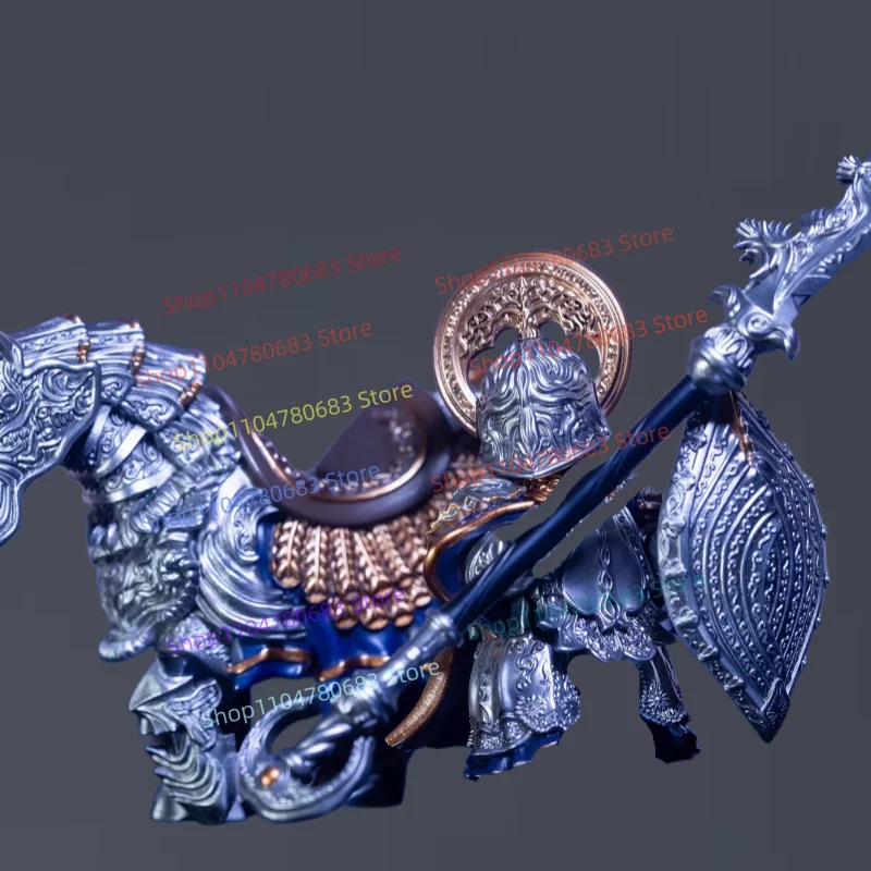 MOC Building Blocks Minifigure Sacred Tree Knight War Horse Armor Accessories Ornament Collection Assembly Model Toy Gift