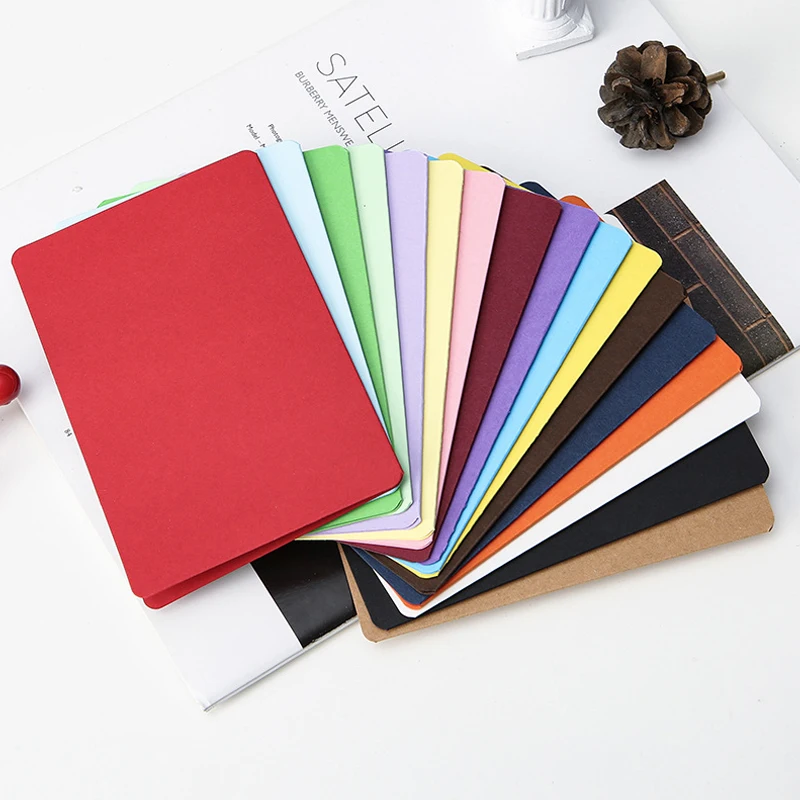 10 pçs papel kraft em branco cartões dobrável multi-purpose cartão de papel duro casamento festival envelope cartão de convite