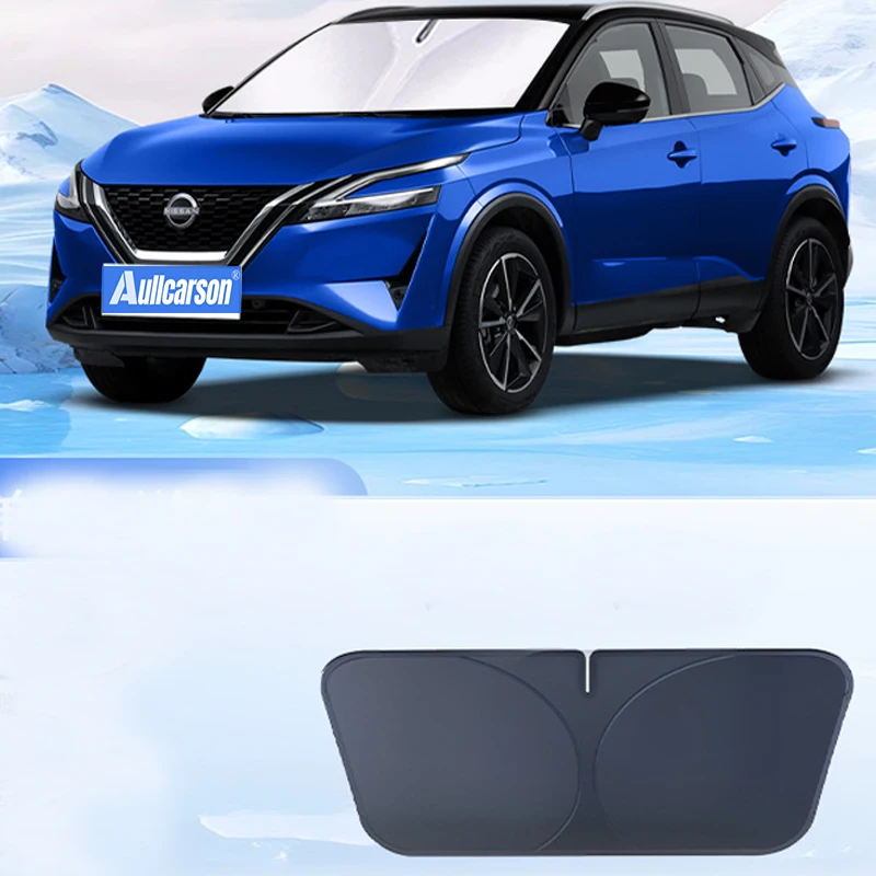 For Nissan Qashqai J12 Car Windshield Sun Shade Blocks Ray Reflector Window Visor Shield Cover Foldable Parasol 1 Piece