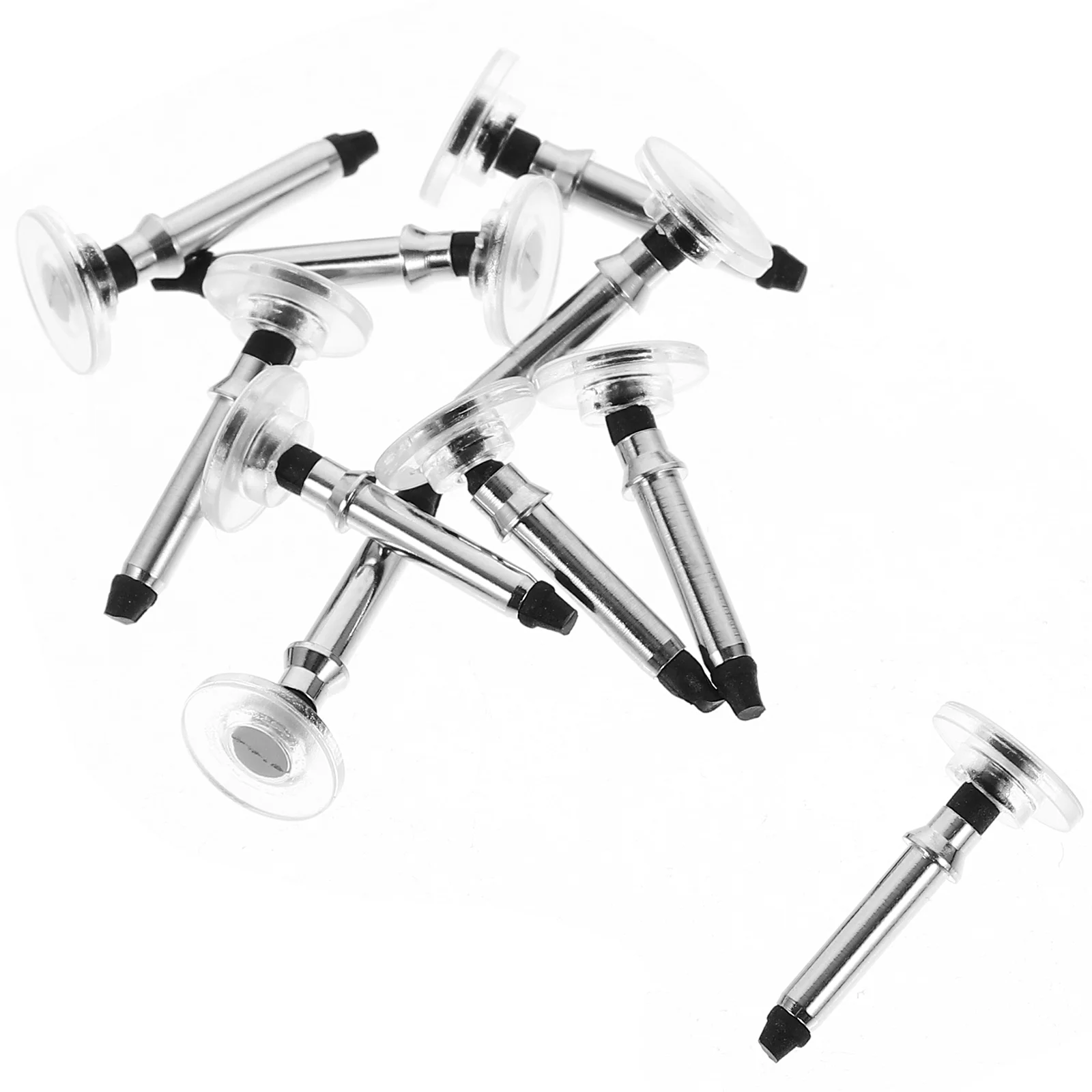 

10 Pcs Disc Pen Tip Capacitive Suction Cup Conductive Fiber Cloth (nano Silver Wire Tip) Stylus Tips for Touch Screens