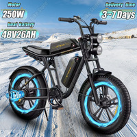 ENGWE M20 E-bike 250W Motor 48V26AH Dual Lithium Battery off-road Electric Bike 20*4-in Fat Tire Adult Mountain Electric Bicycle