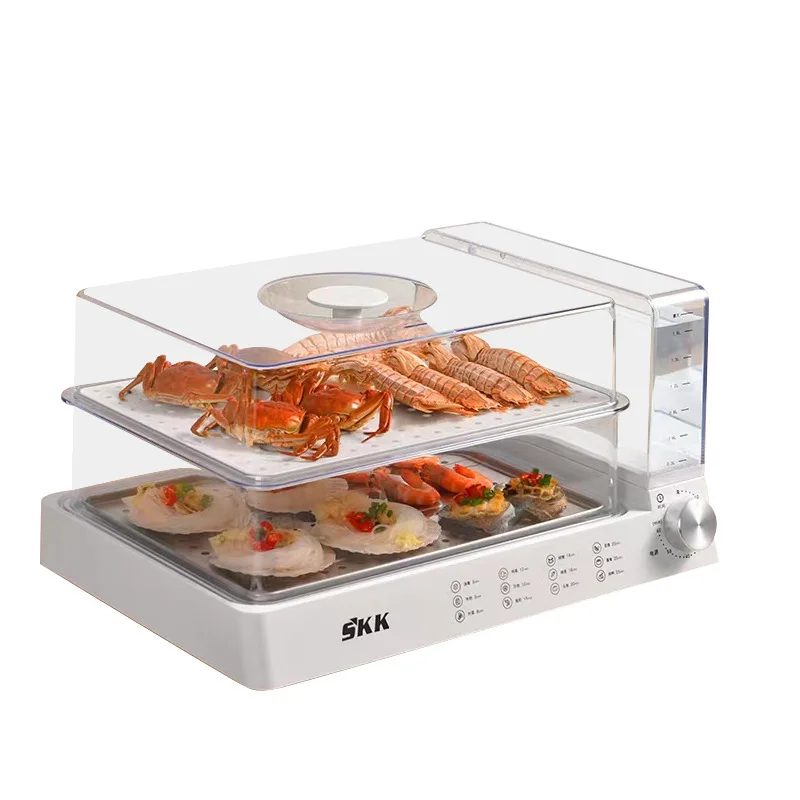 

Steam up and down, steam and stew integrated breakfast machine, large-capacity electric pot