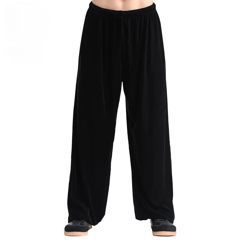 Inverno Tai Chi Pantaloni Pantaloni di Velluto Kung Fu Arti marziali Pantaloni di Yoga