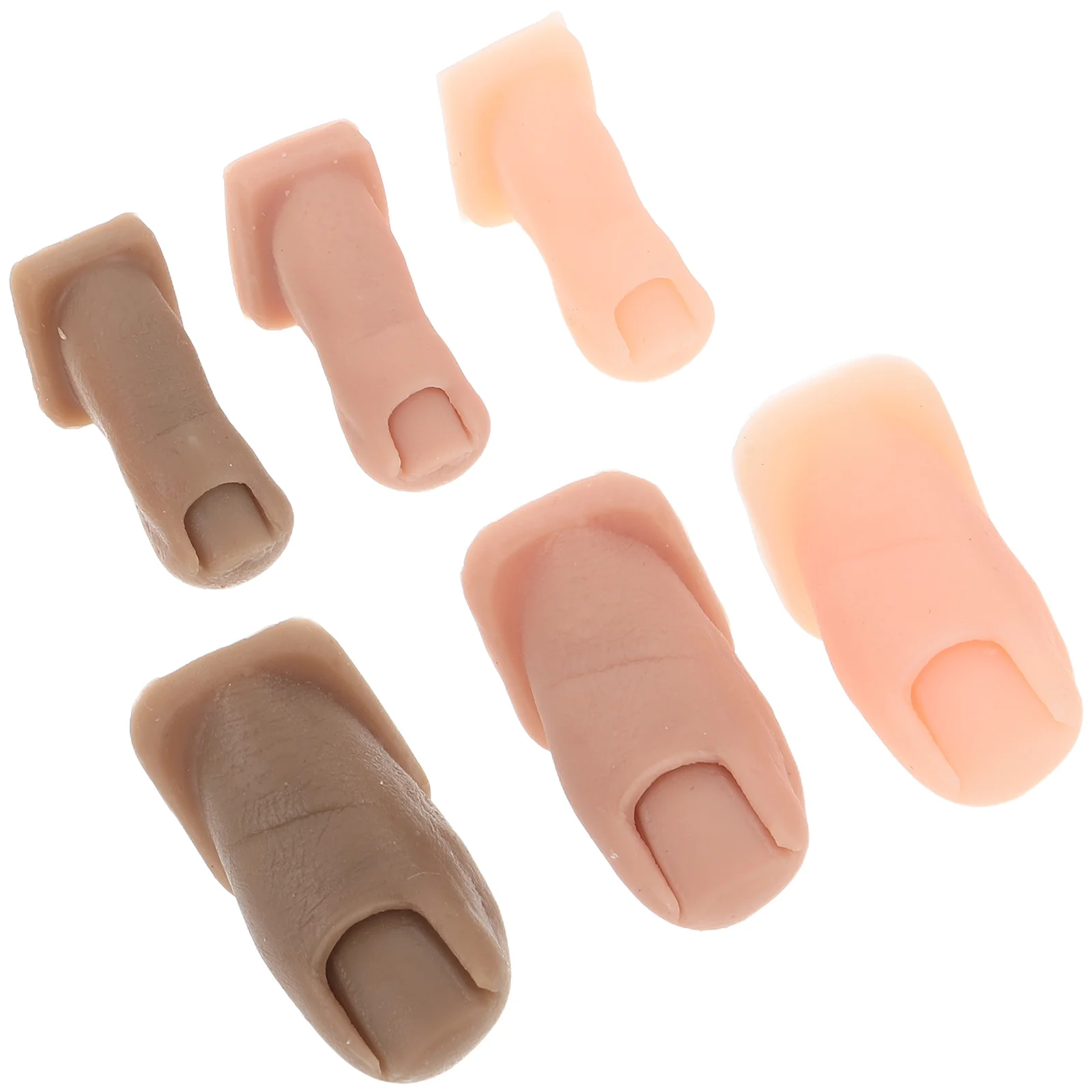 

Силиконовые ногти на ногах, реалистичные накладные ногти на ногах для педикюра, маникюра, тренировки, многоразовый прочный инструмент для салонов