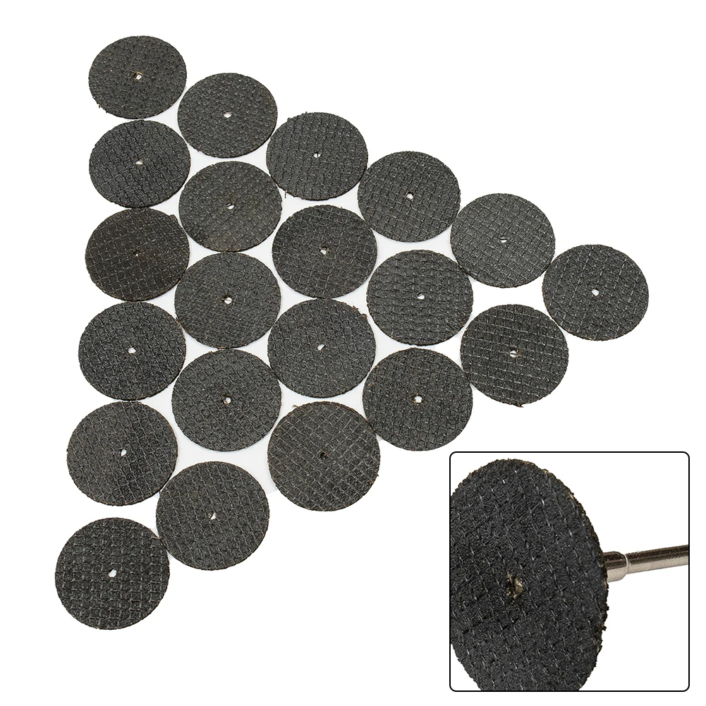 For Rotary Tool & 1pc Mandrel 25pcs Cutting Wheels Kits 32mm Diameter Resin High Quality Brand New Fashion Hot