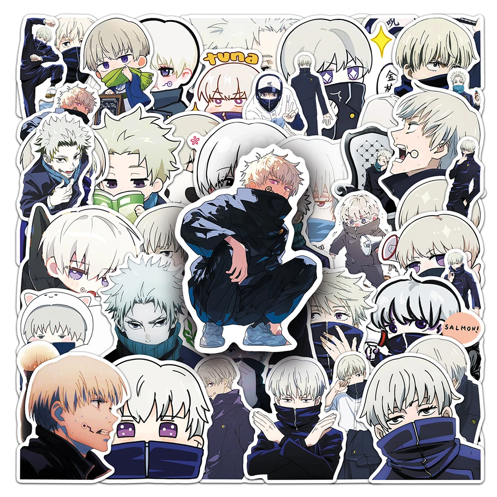 10/30/50pcs Cool Anime Jujutsu Kaisen Inumaki Toge Cartoon Stickers Decals Waterproof Graffiti Notebook Phone Laptop - view 2