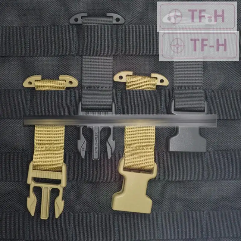 Short/Long Style Tactical Molle System Accessories Webbing Strap T-Shaped Molle Fixed Expansion Buckle Connecting Buckle