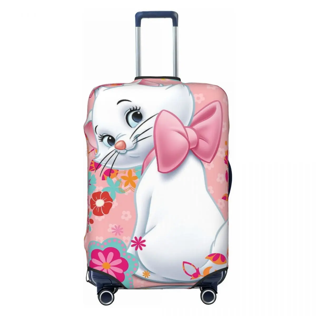 

Пользовательский чехол для багажа Marie Cat, милый девчачий котенок, пленка, защитные чехлы для чемодана, костюм для 18-32 дюймов