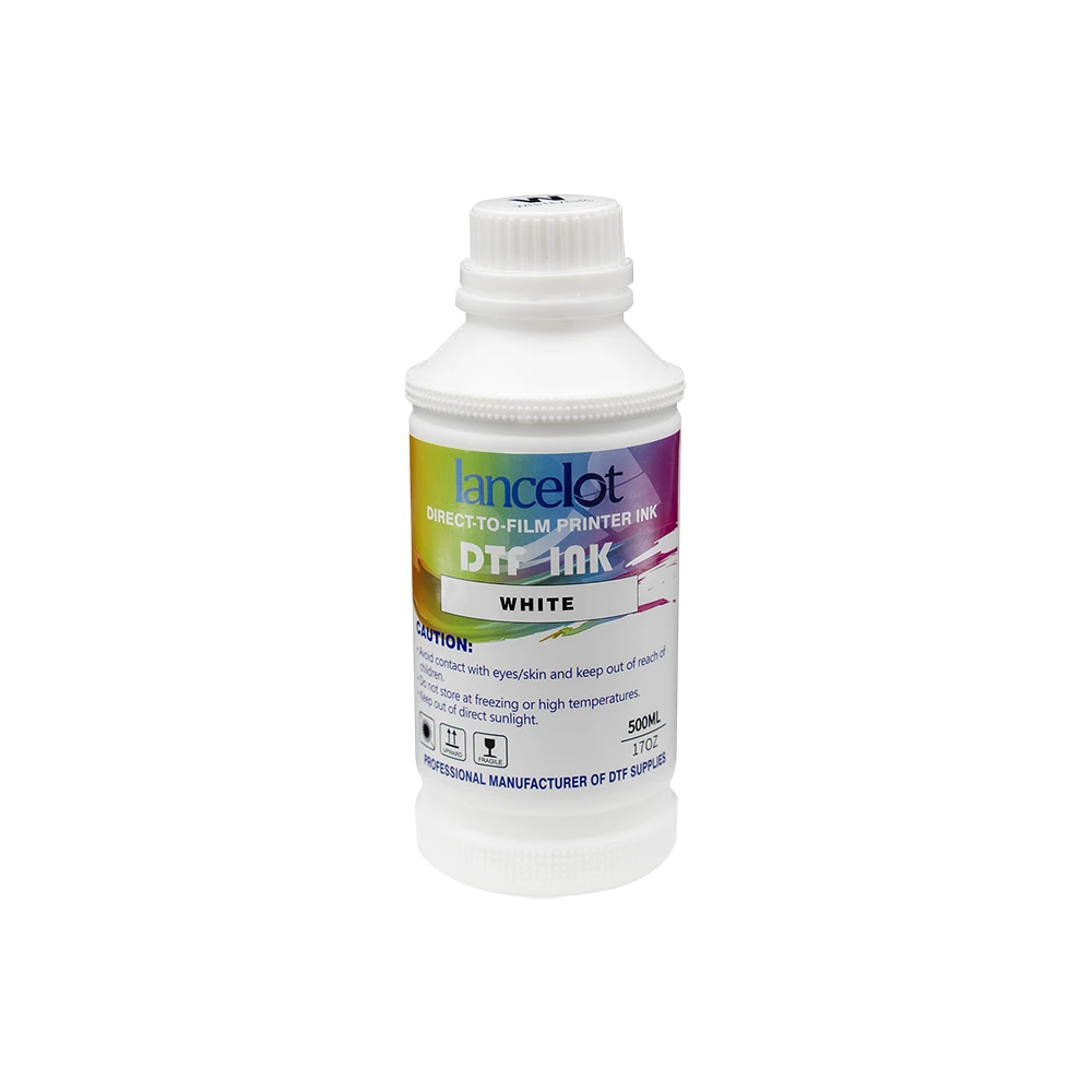 DTF Premium Ink 500ML CYMKW For DTF Printer XP600 i3200 L805 L1800 Heat Transfer Pigment Inks