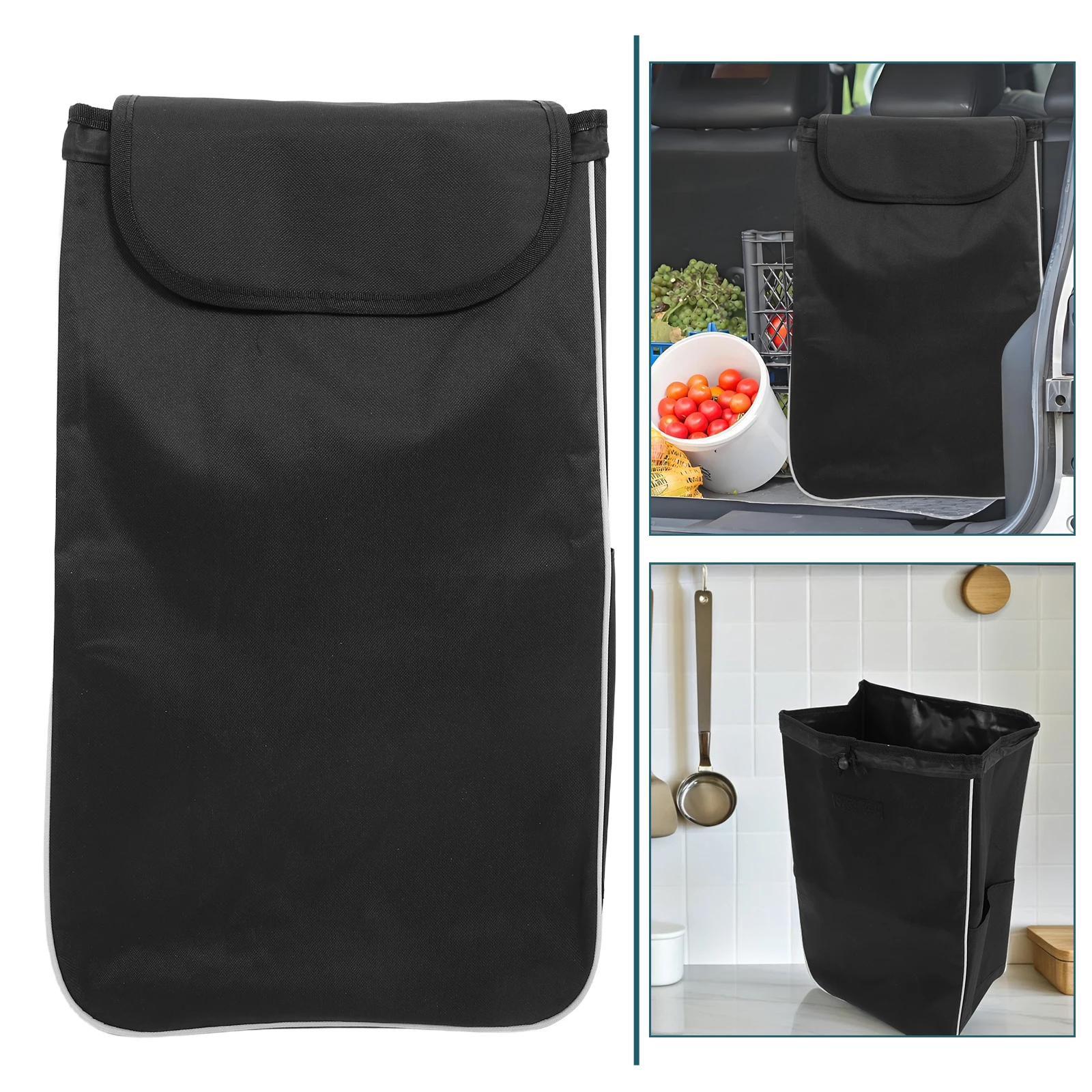 

Waterproof Oxford Replacement Bag 25.94X12.58X7.86Inch Foldable Shopping Bag Thickened Grocery Trolley Storage With Side