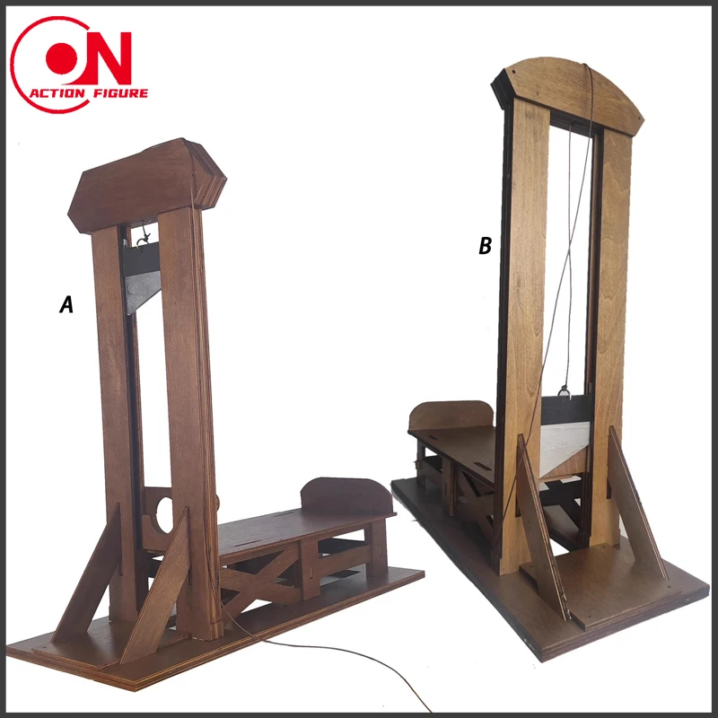 

1/6 Scale Soldier Wooden Guillotine Torture Instrument Scene Accessories Model Fit 12'' Male Female Action Figure Body Dolls