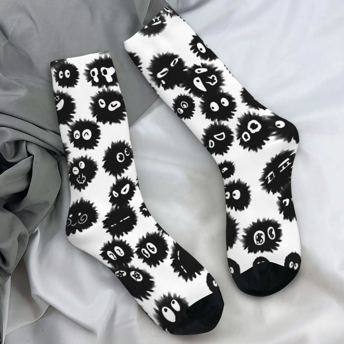 Soot Studio Stockings Soot Sprite Graphic Trendy Socks Spring Non Slip Socks Men Climbing Warm Soft Socks