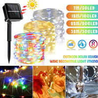 300LED Solar String Lights Outdoor, Waterproof Solar Fairy Lights Copper Wire Solar Twinkle Lights for Tree Garden Party Wedding