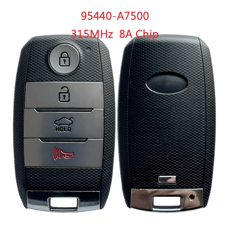 

TXK051124 Aftermarket 95440-A7500 для KIA Smart Remote Key 3 + 1 Button 315MHz 8A Chip