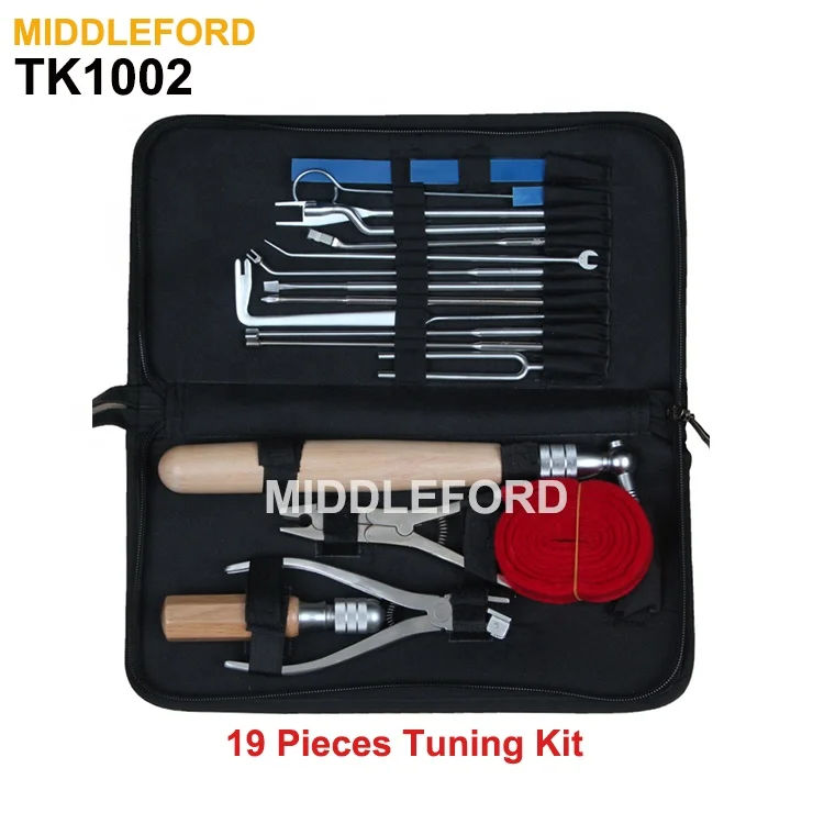 

Hooqu Musical Instruments Piano Accessories 19 Pieces Piano Tuning Tool Kit