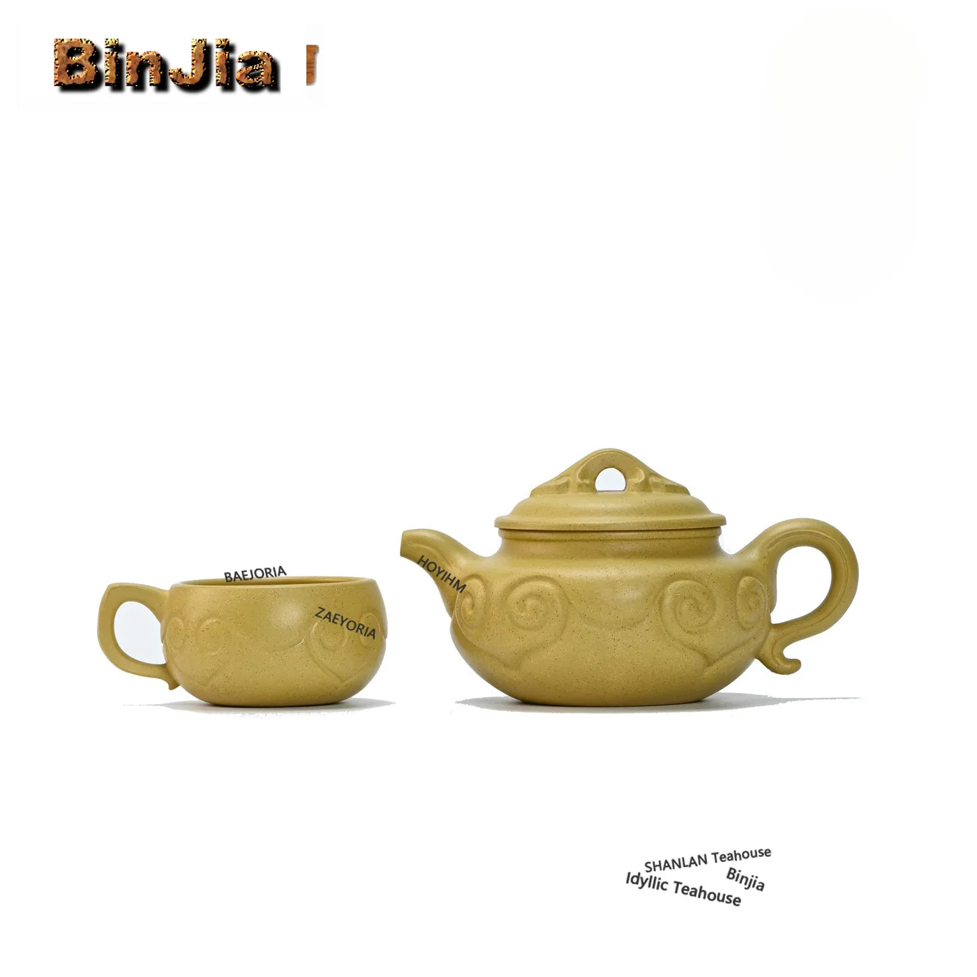 BAEJORIA 180ML Traditional Yixing Purple Clay Teapots Handmade Ruyi Pot Raw Ore Section Mud Kettle Zisha Tea Set Tea Supplies