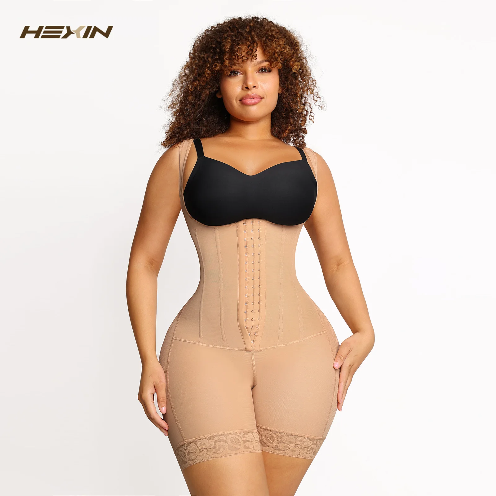 Colombianas Postpartum Girdle BBL Postoperative Bodysuit Compressed Steel Shapewear Corset Slimming Body Shaper