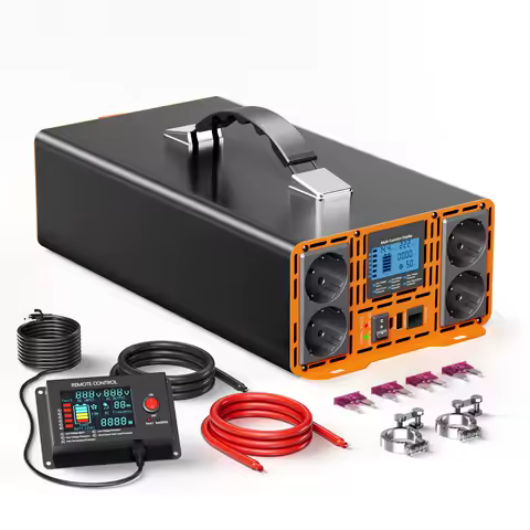 Pure Sine Wave Inverter 12V/24V to 220V 3000W-7000W for RV Caravan Solar Home &ndash; CE Certified