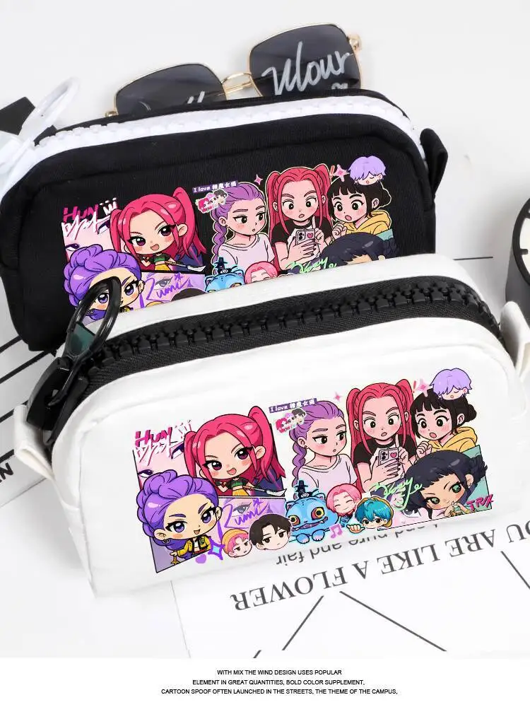 

Kpop Slayer Demon Boy Group Anime Rumi Qin Yu Baby Merchandise Pencil Case Large Capacity Stationery Box