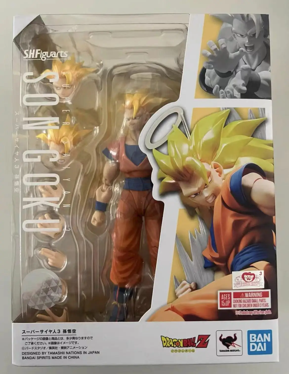 

In Stock Original SH Figuarts SHF Dragon Ball Z Super Saiyan 3 Son Goku 2.0 Action Figures Model Toys Anime Figura Pvc Gifts