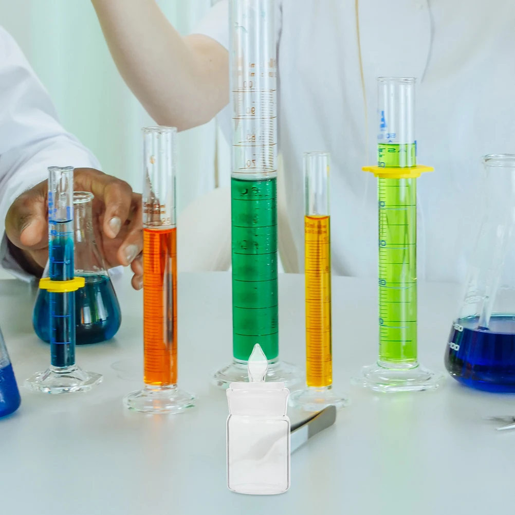 

Weighing Bottle for Experiment Glass Instrument Holder Suitable for Classrooms Labs Chemical Weighing Bottle Laboratory Bottles