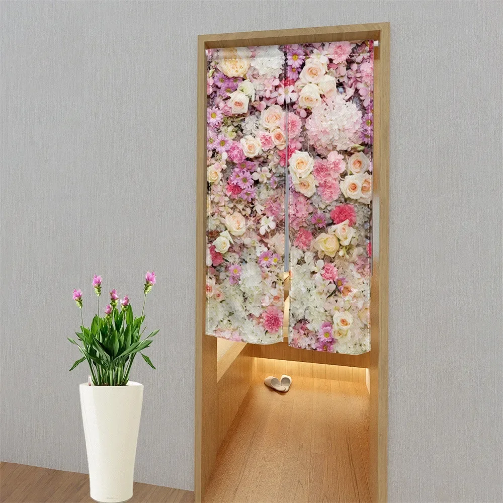 الرعوية عباد الشمس زهرة غرفة نوم دش التقسيم المطبخ مقهى ستارة الباب مكتب Geomantic الستار نصف لوحة الستار المدخل