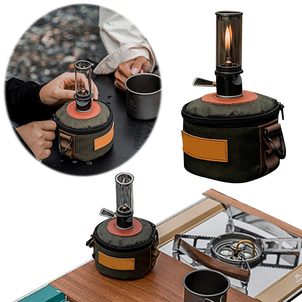 Camping Gas Lantern Tent Night Light Multi-Function Butane Gas Light Lantern Metal Portable Tent Lantern for Camping Picnic