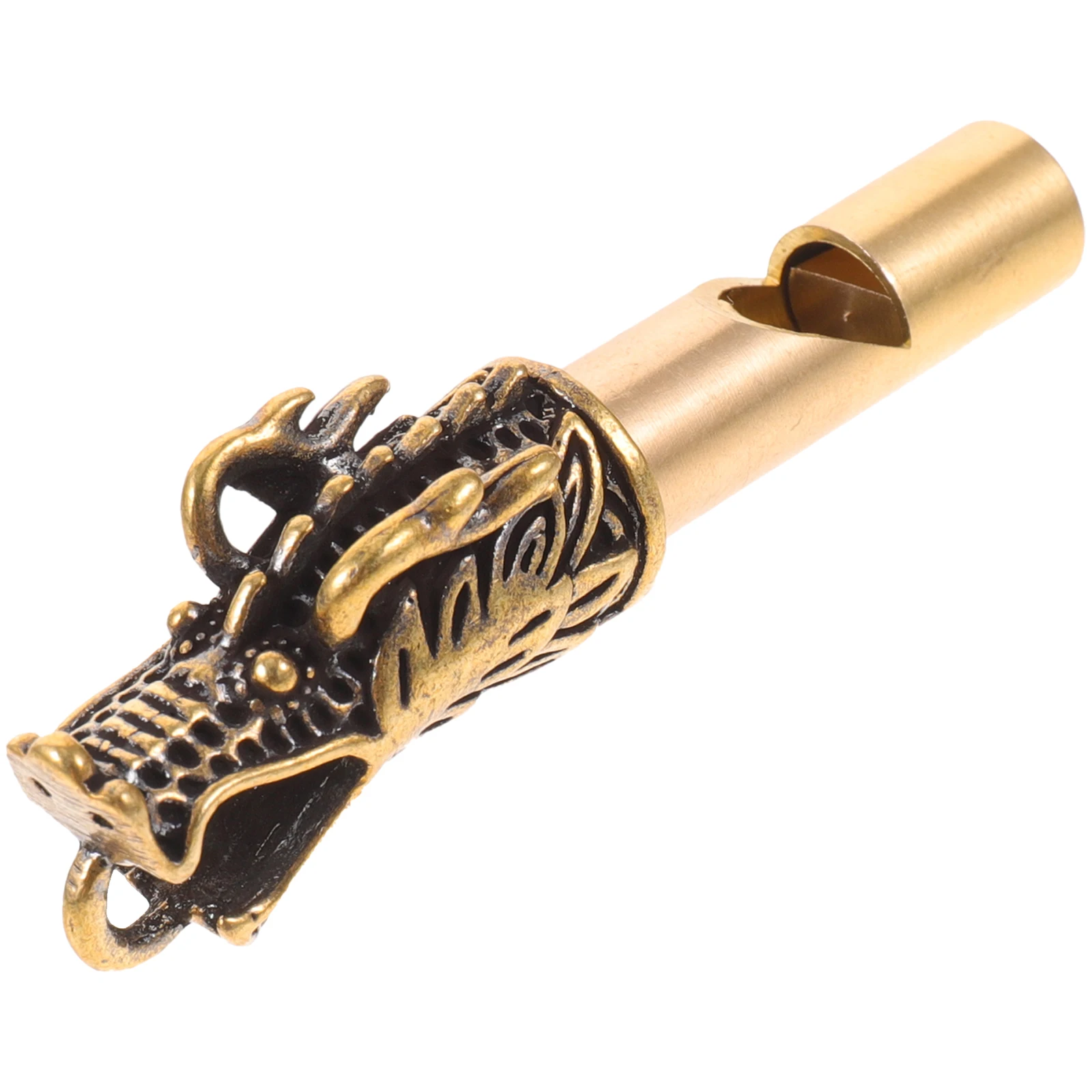 

Brass Keychain Fox Child Loud Emergency Whistle Harmonica Faucet Outdoor Portable Loud Emergency Camping Teacher