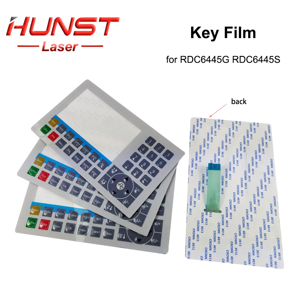 Hunst Membrane Switch Key Film Keyboard Mask For laser machine  Ruida RDC6445G/S CO2 laser controller