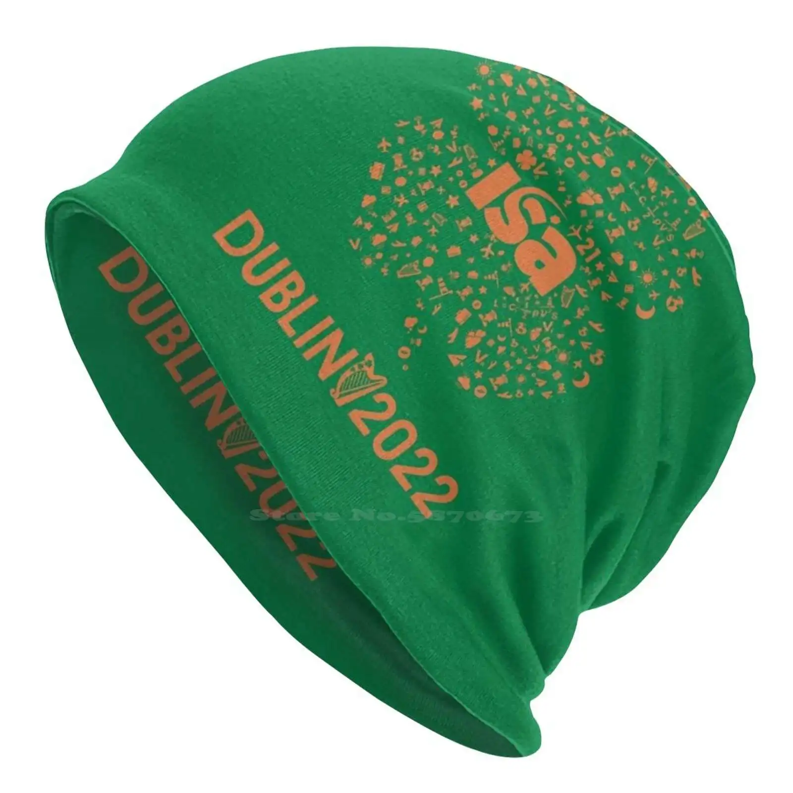 Our Dublin Conference Is Gold Knitted Hat Warm Beanie Outdoor Caps Dublin Conference 2022 Female Pilot International Society Of