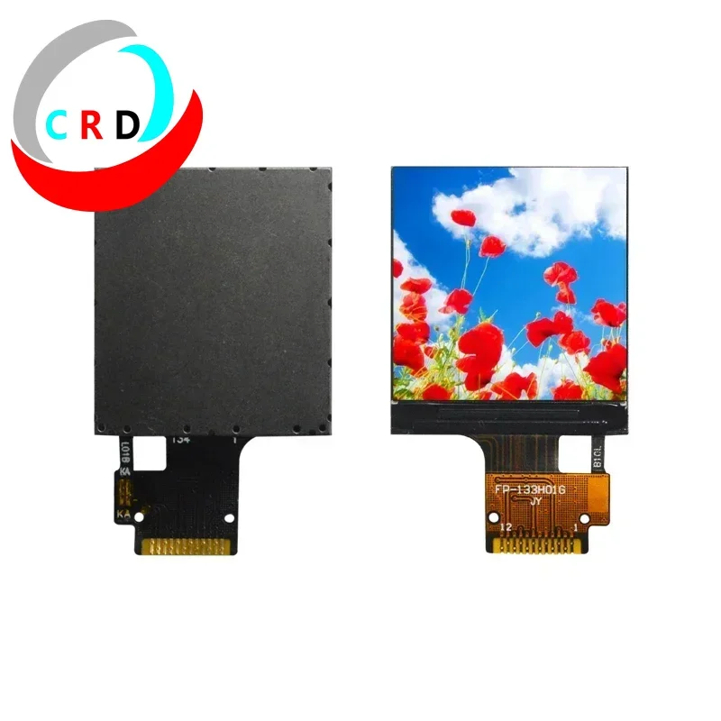 Changruida 1.33 นิ้วหน้าจอ TFT LCD 240x240LCD ขนาดเล็กขนาด ST7789 serial SPI หน้าจอสีเต็มรูปแบบจอแสดงผล tft จอแสดงผล oled