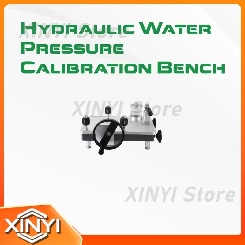 for HSIN611 Water Hydraulic Pressure Gauge Comparator High Pressure Calibration Pump Pressure Calibrator Bench 713kgf/cm2
