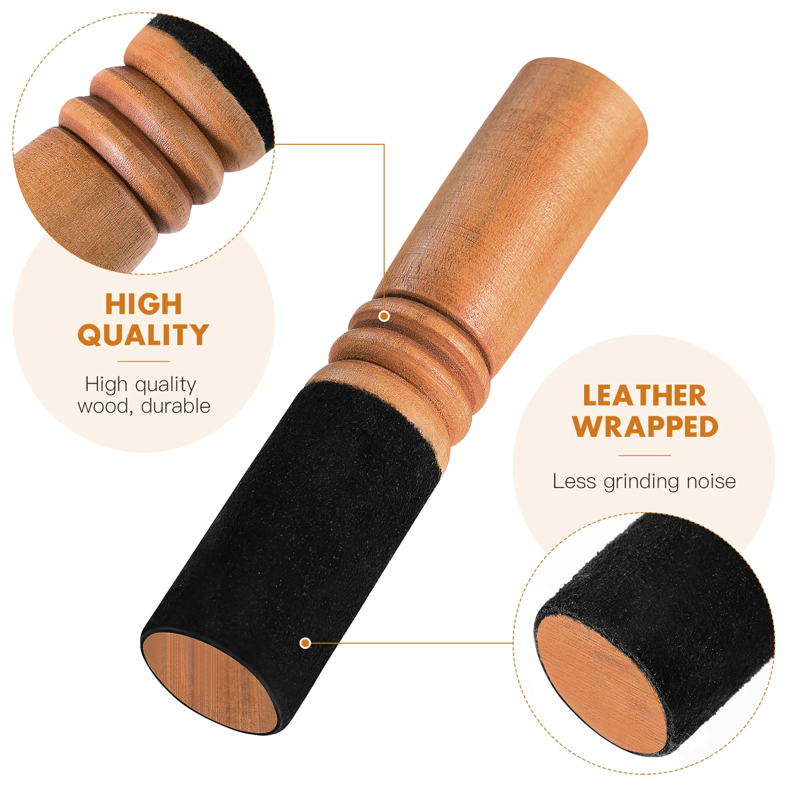 

2 Pcs Mallet Buddha Music Bowl Accessories Sound Stick Accessory to Heal Singing Striker