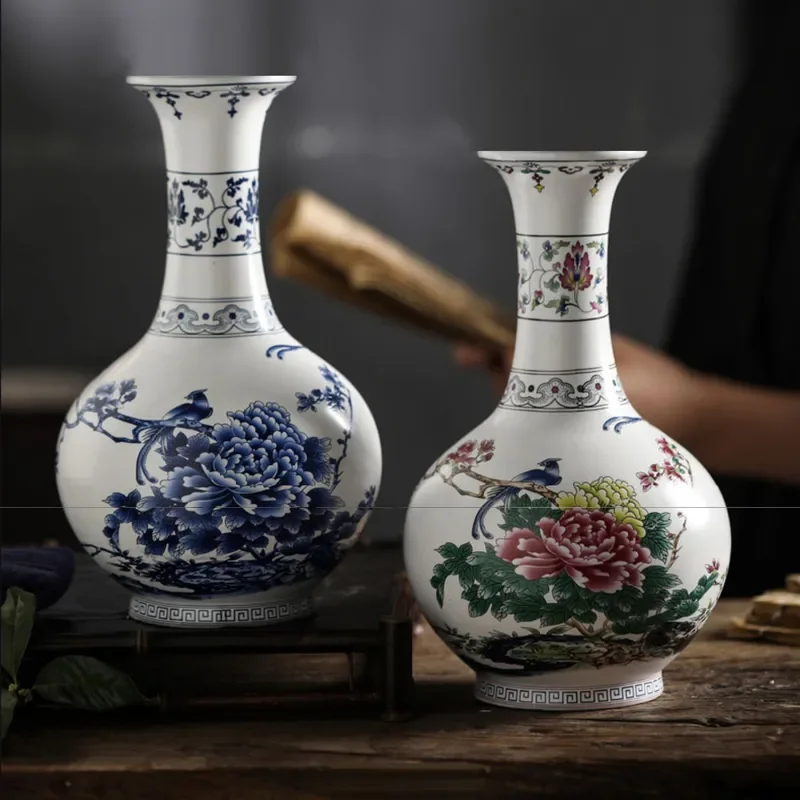 for Jingdezhen Creative Ceramics Retro Antique National Tide Ceramic Entrance Decoration Home Living Room Crafts