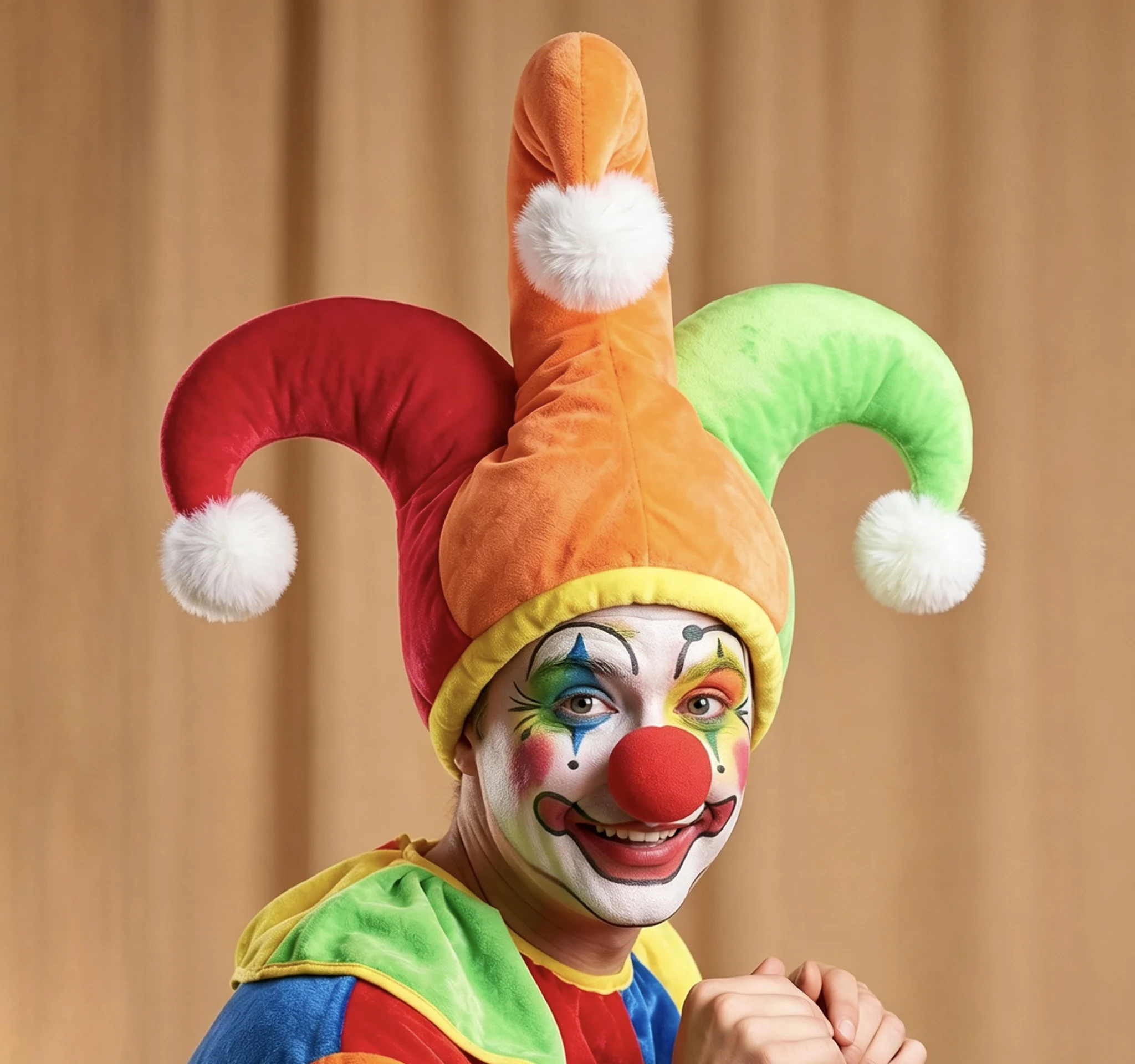 Prop For Cosplay - Topi Cosplay Happy Halloween, Topi Joker,