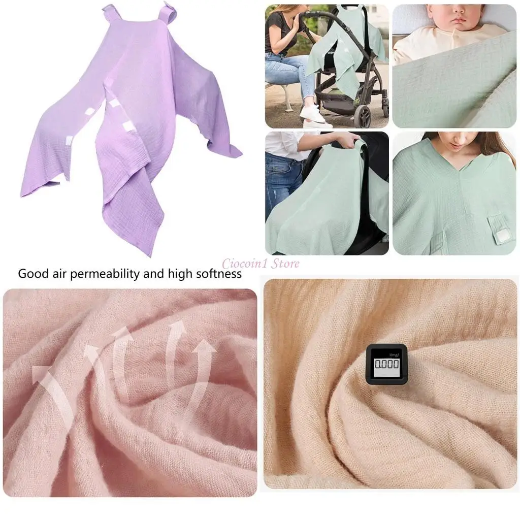 

Y1UB Обновление детских сидений покрывает мягкий дышащий навес хлопка для носителей и колясок