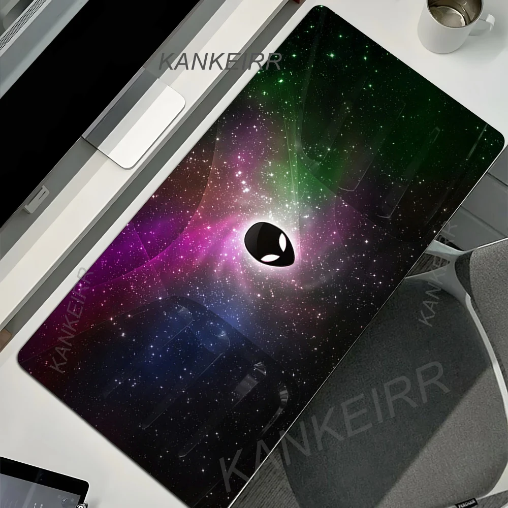 

Новый игровой коврик для мыши Alienware LOGO, большой противоскользящий коврик для компьютерной клавиатуры и мыши, XXL HD Print, офисный коврик для стола с защитой от скольжения