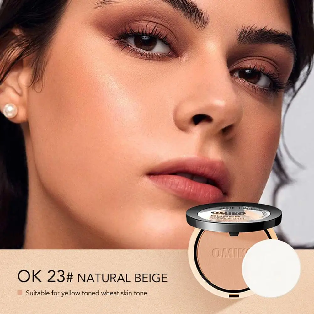 Oil Control Face Pressed Powder Waterproof Long-lasting Full Coverage Loose Powder Lightweight Invisible Matte Finishing Powder