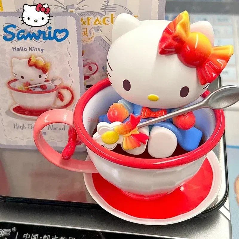 

Милая чайная чашка Sanrio, фигурка из серии Elf, куроми, моя мелодия, понравилось, корикоричная, Hello Kitty, фигурка героя Hangyodon, игрушки-модели Аниме