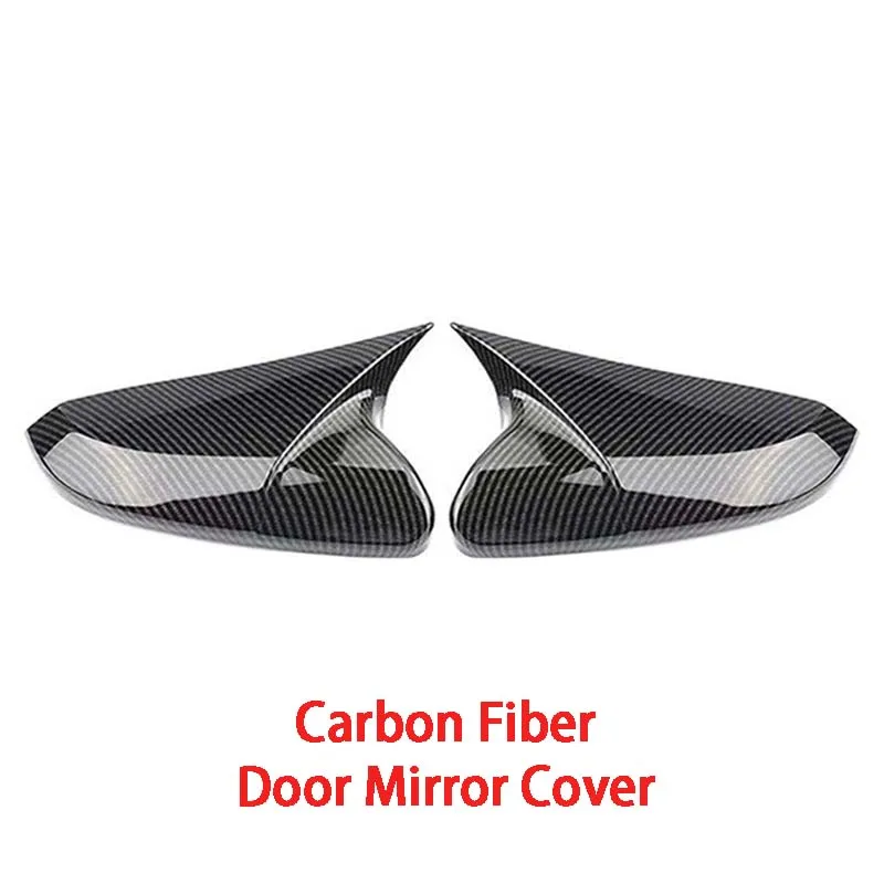 الثور القرن غطاء مرآة الباب لهوندا انسايت ZE4 2018 2019 2020 2021 2022 2023 2024 سيارة الديكور سيارة ترقية تصفيف السيارة #2