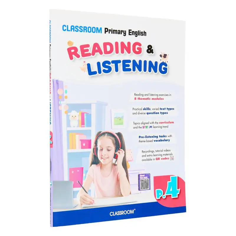 

CLASSROOM Основное чтение Прослушивание P4 CLASSROOM ELT TEAM CLASSROOM 978988231584 Книга