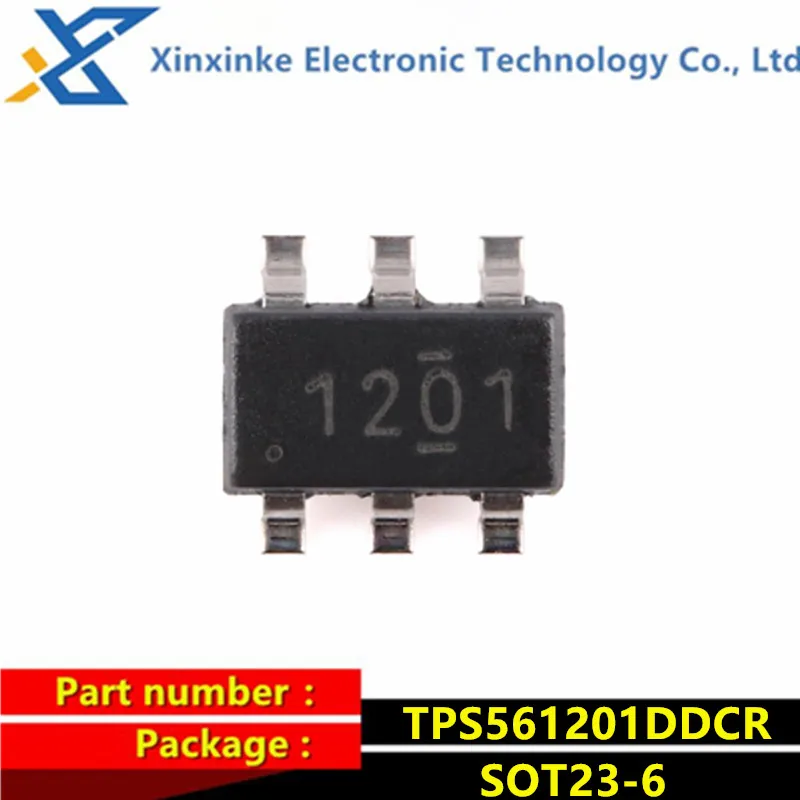 

10PCS TPS561201DDCR Mark:1201 SOT23-6 Switching Voltage Regulators 4.5V to 17V Input, 1A Synchronous Step-Down Voltage Regulator